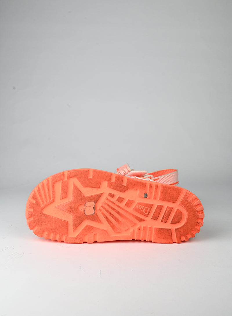Dior Sandali Dioract arancio e bianchi - N. 37