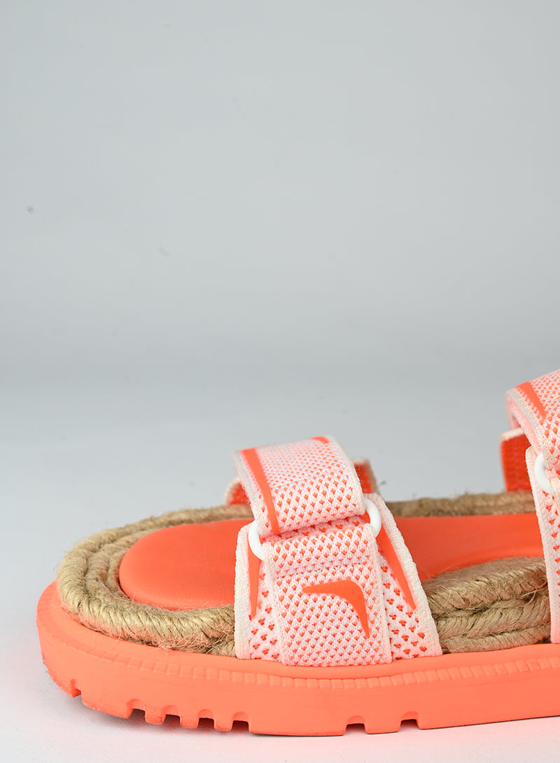 Dior Sandali Dioract arancio e bianchi - N. 37