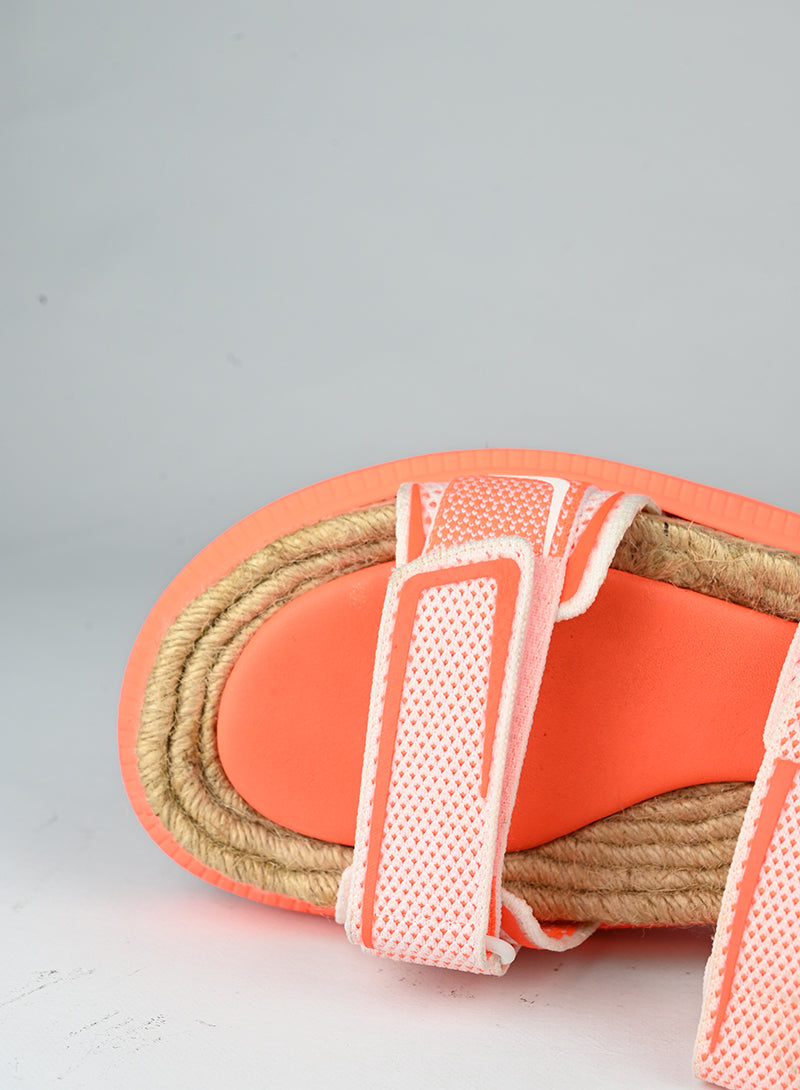 Dior Sandali Dioract arancio e bianchi - N. 37