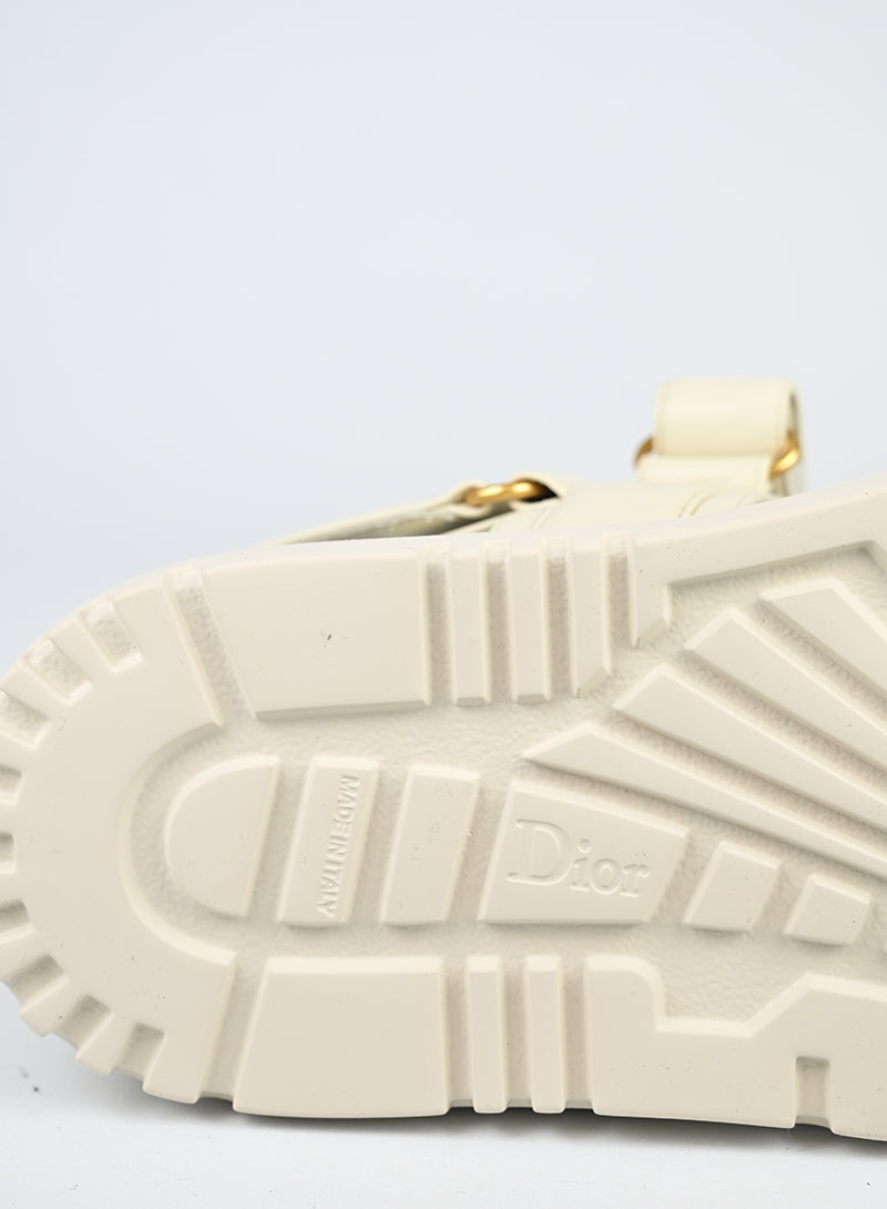 Dior Sandali Dioract in pelle bianchi - N. 41
