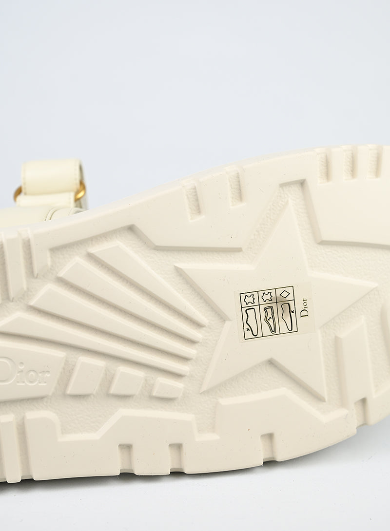 Dior Sandali Dioract in pelle bianchi - N. 41
