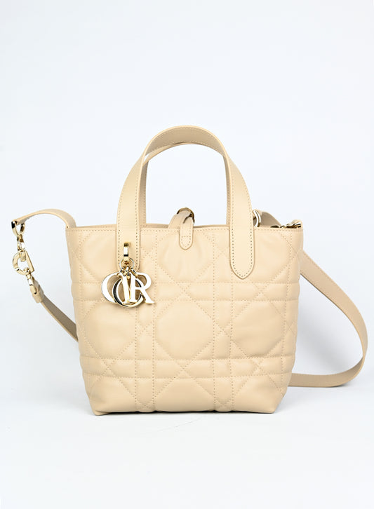 Dior Borsa Diorama Toujours tote piccola beige -  lesleyluxuryvintage