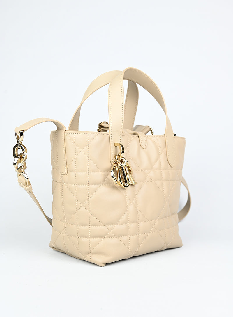 Dior Borsa Diorama Toujours tote piccola beige -  lesleyluxuryvintage
