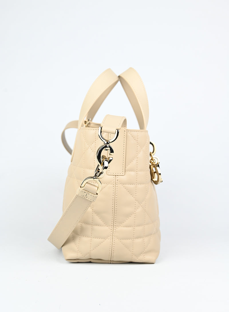 Dior Borsa Diorama Toujours tote piccola beige -  lesleyluxuryvintage