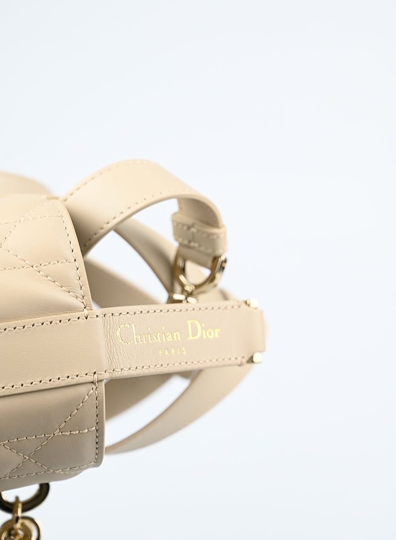 Dior Borsa Diorama Toujours tote piccola beige -  lesleyluxuryvintage