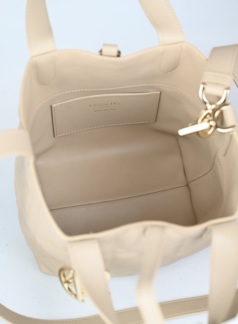 Dior Borsa Diorama Toujours tote piccola beige -  lesleyluxuryvintage