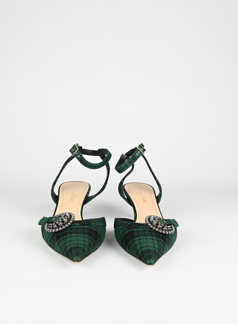 Dior Slingback Dior Gang in tartan - N. 39