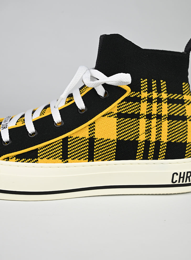 Dior Sneakers Tessuto Giallo e Nero - N. 39