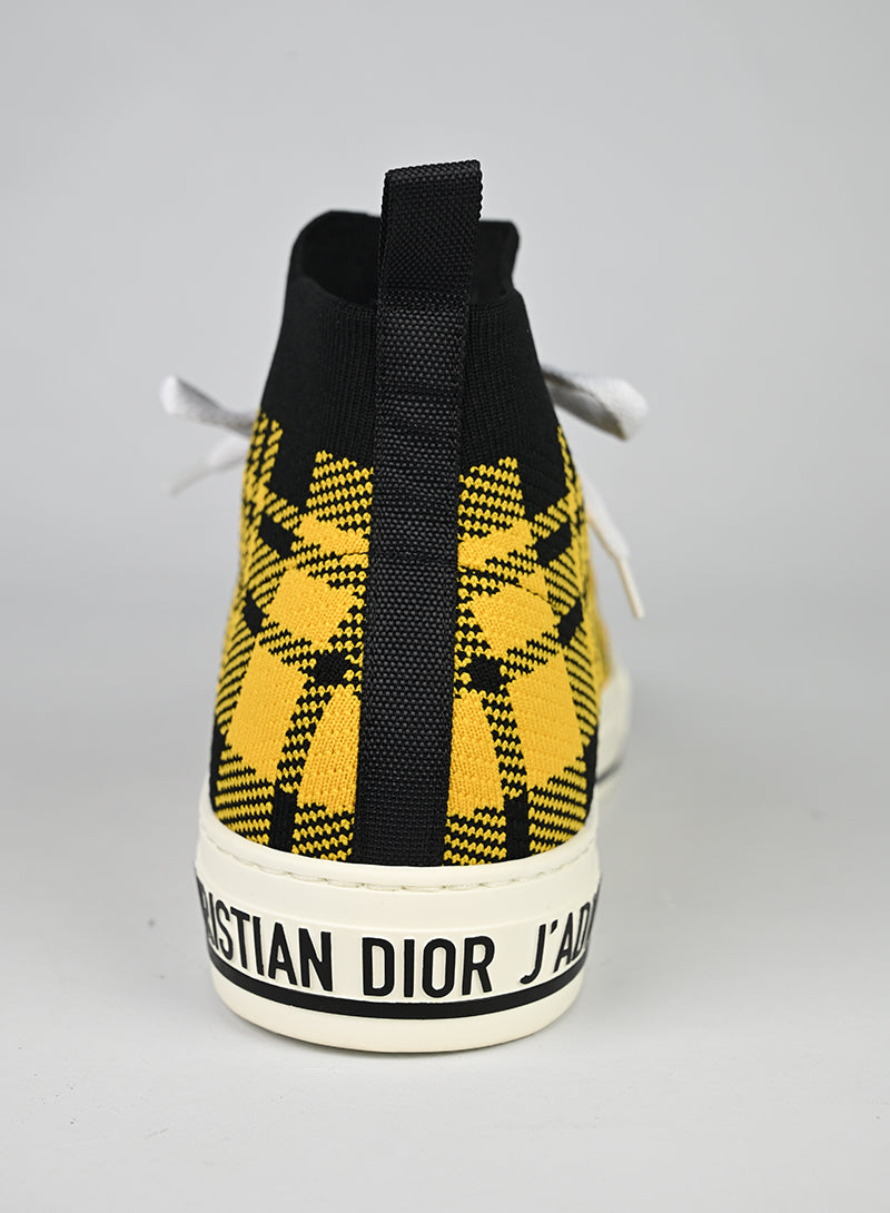 Dior Sneakers Tessuto Giallo e Nero - N. 39