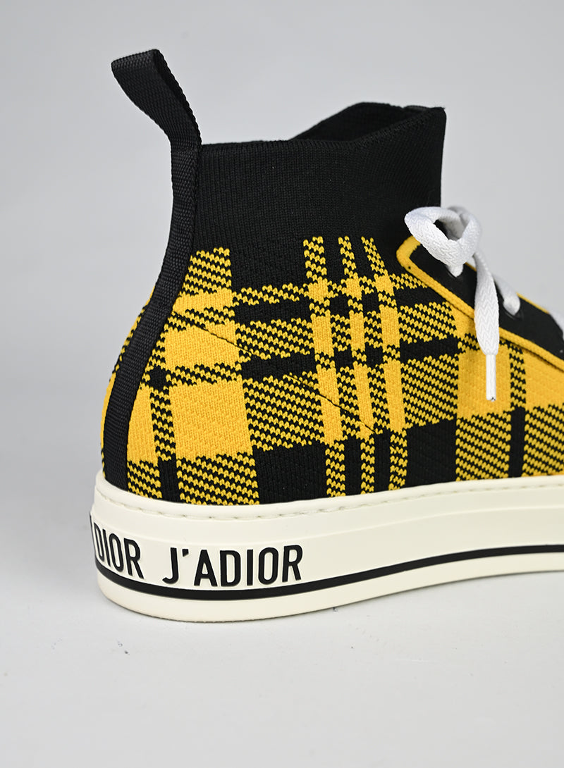 Dior Sneakers Tessuto Giallo e Nero - N. 39