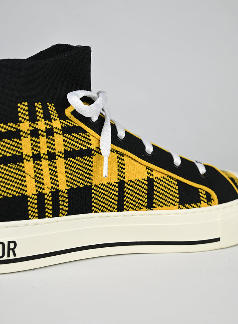 Dior Sneakers Tessuto Giallo e Nero - N. 39