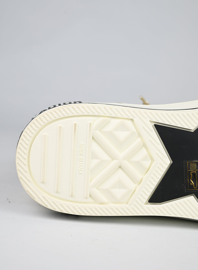 Dior Sneakers Tessuto Giallo e Nero - N. 39
