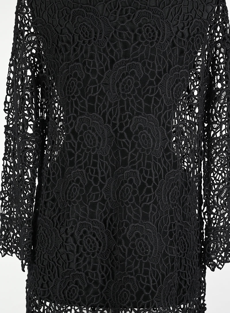Dior Spolverino in Macramè nero - Tg. 42