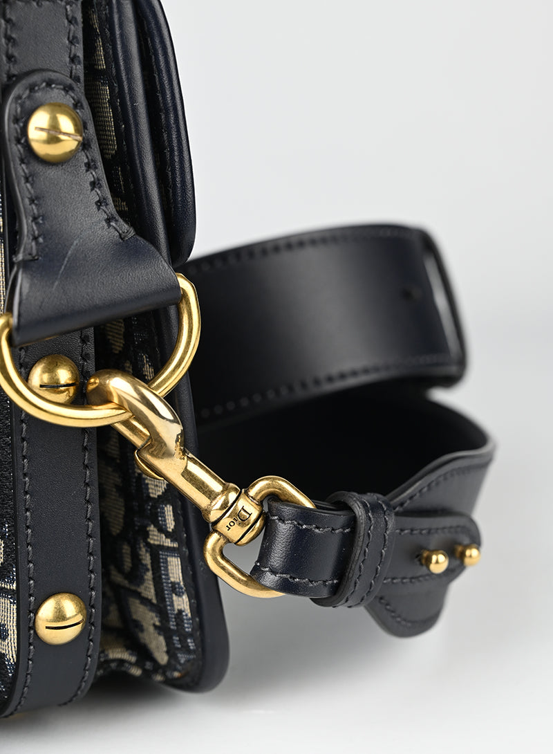 Dior Borsa Oblique Dior Addiction blu