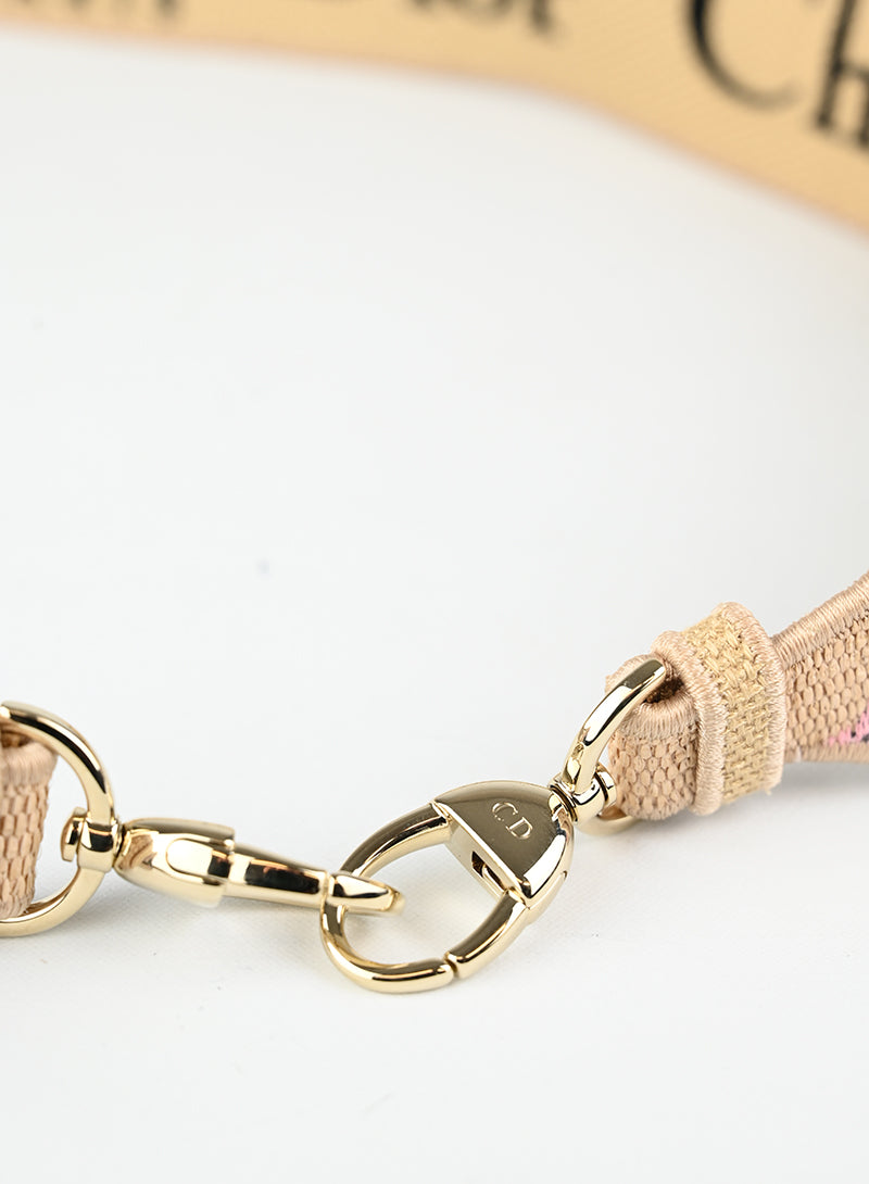 Dior Tracolla singola in tessuto fiori