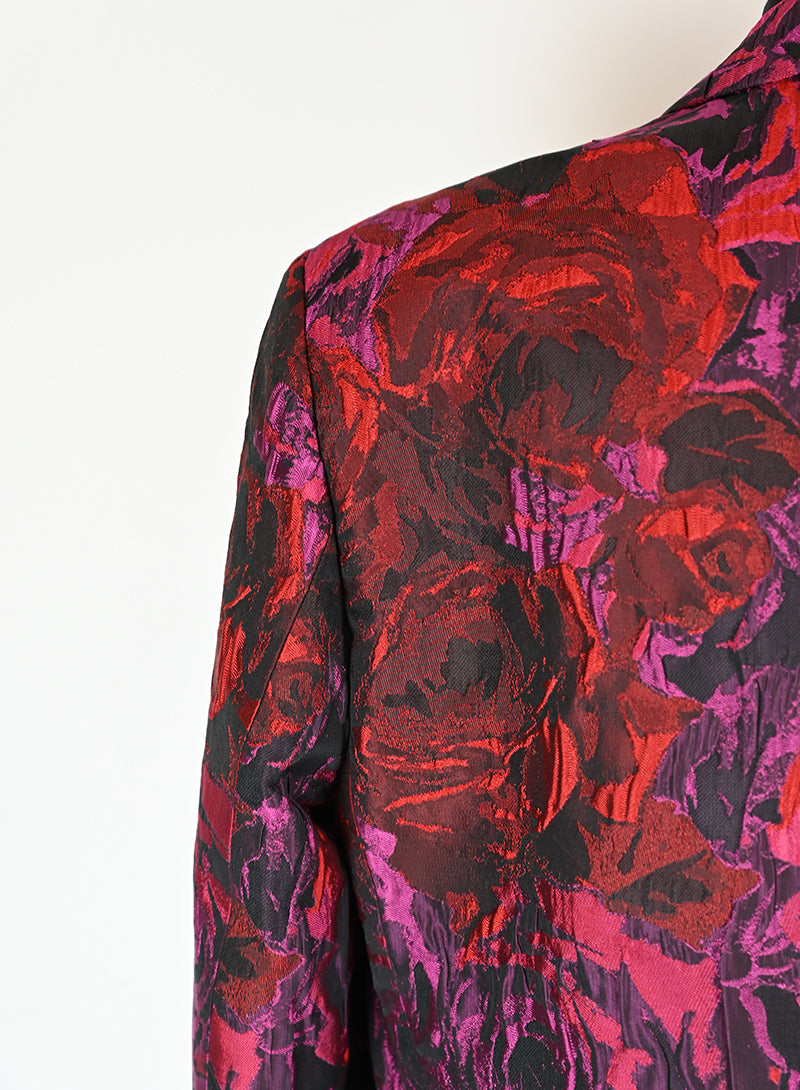 Dries Van Noten Completo con rose rosse - Tg. 40