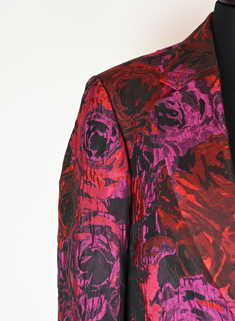 Dries Van Noten Completo con rose rosse - Tg. 40