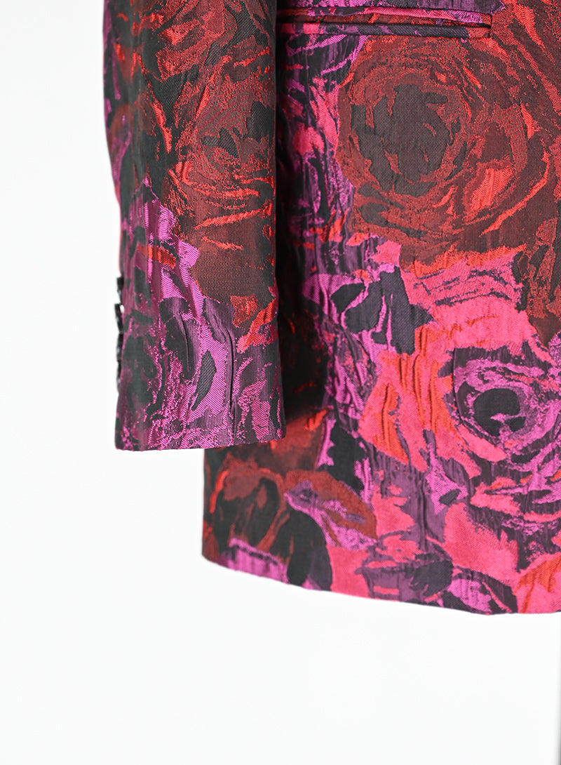 Dries Van Noten Completo con rose rosse - Tg. 40