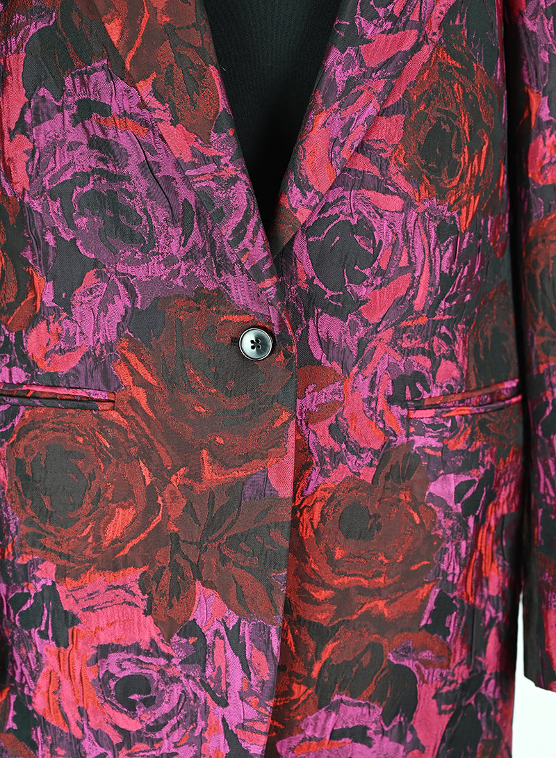 Dries Van Noten Completo con rose rosse - Tg. 40