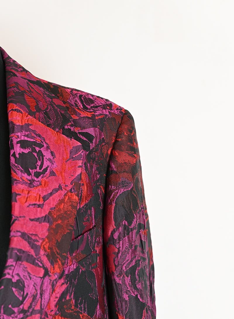 Dries Van Noten Completo con rose rosse - Tg. 40