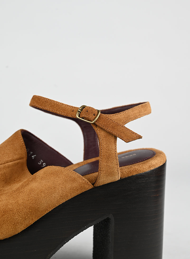 Dries Van Noten Scarpe con zeppa cognac - N. 39 ½