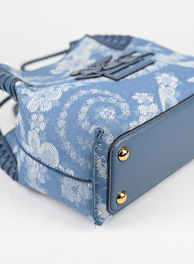 Etro Borsa a secchiello in denim azzurro -  lesleyluxuryvintage