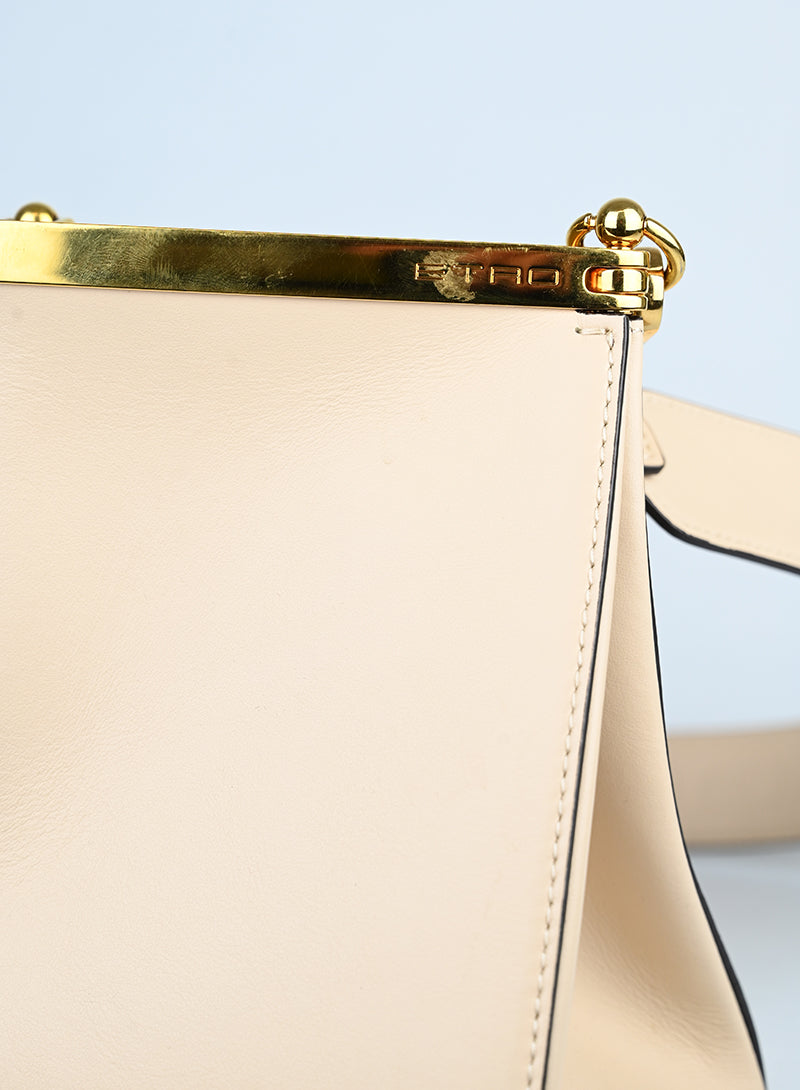Etro Borsa in pelle panna -  lesleyluxuryvintage