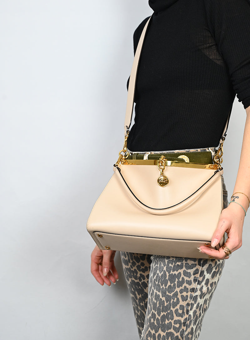 Etro Borsa in pelle panna -  lesleyluxuryvintage