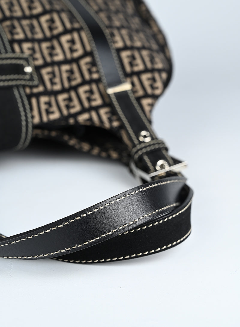 Fendi Borsa Trapeze Zucca in canvas