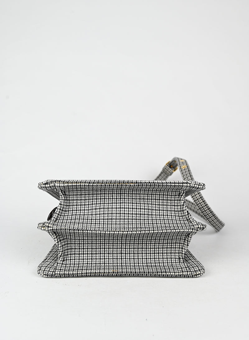 Fendi Borsa Peekaboo Pied de puole grigia