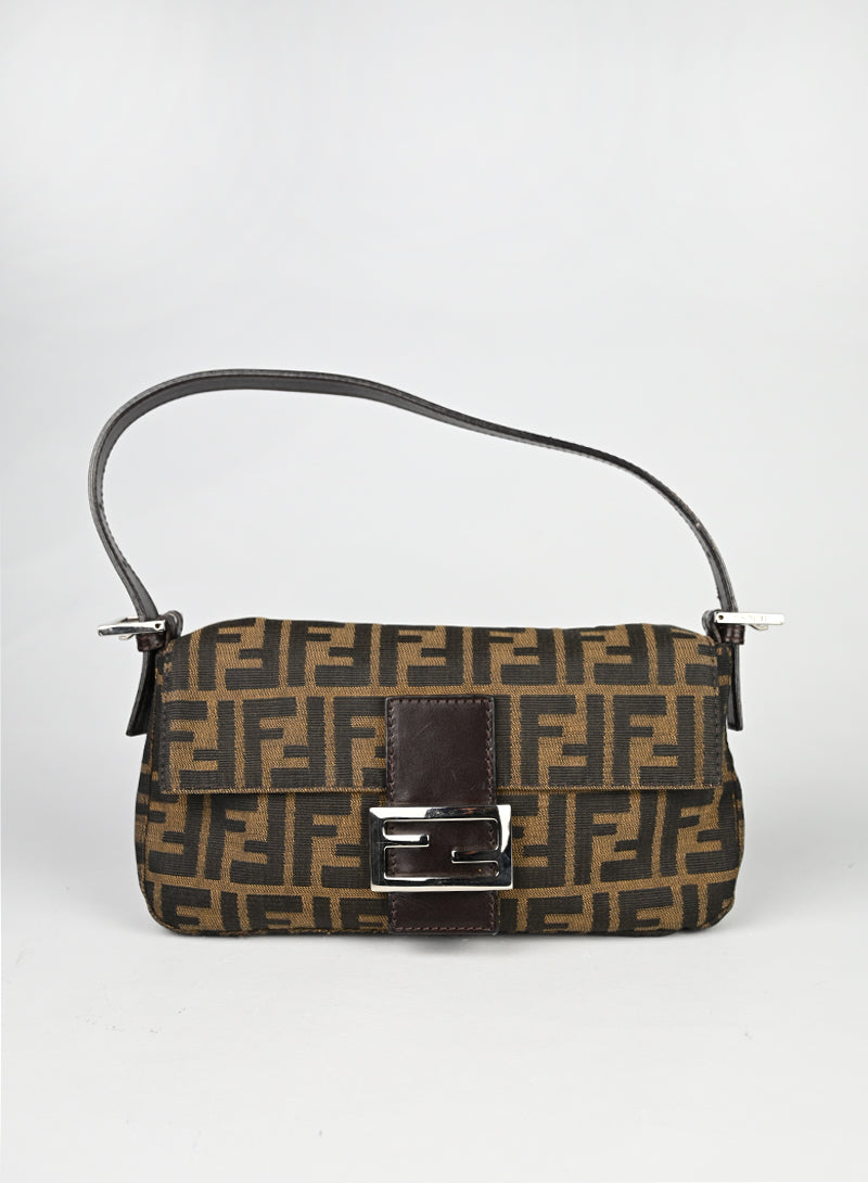 Fendi Baguette Zucca Marrone