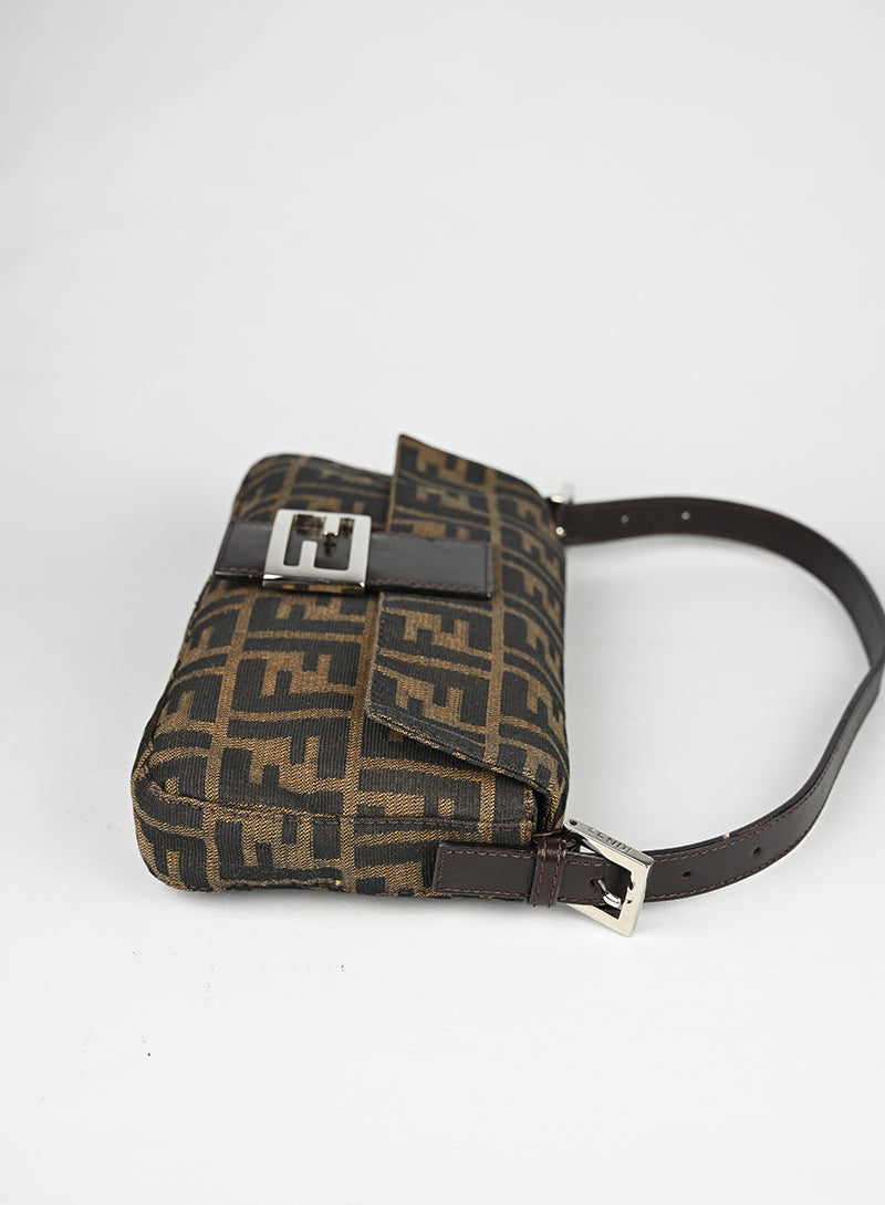 Fendi Baguette Zucca Marrone