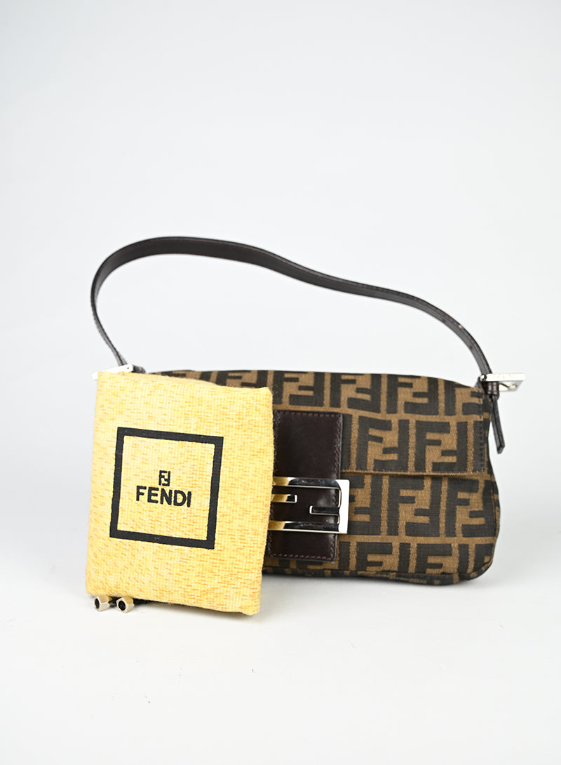 Fendi Baguette Zucca Marrone
