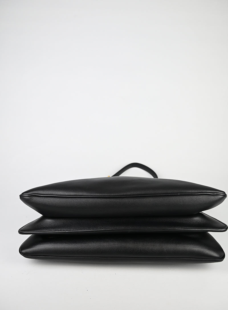 Fendi Peekaboo ISeeU Media in pelle Nera