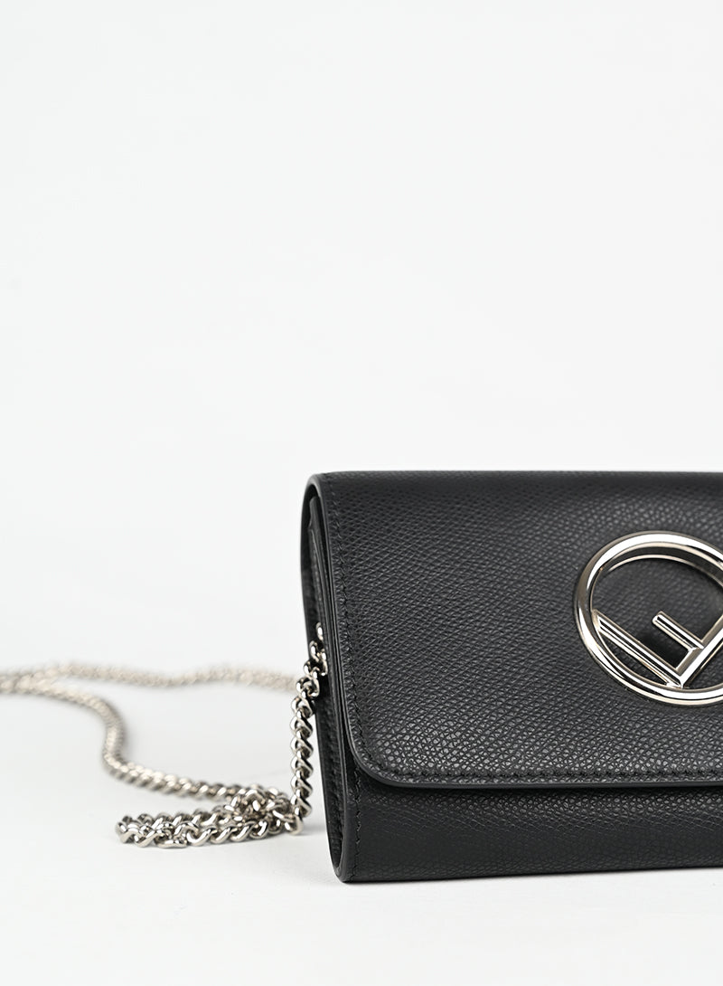 Fendi Borsina Kan Woc in pelle nera -  lesleyluxuryvintage