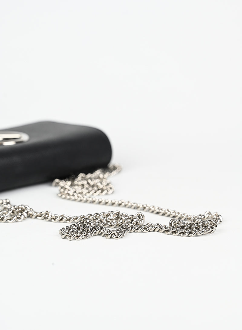 Fendi Borsina Kan Woc in pelle nera -  lesleyluxuryvintage