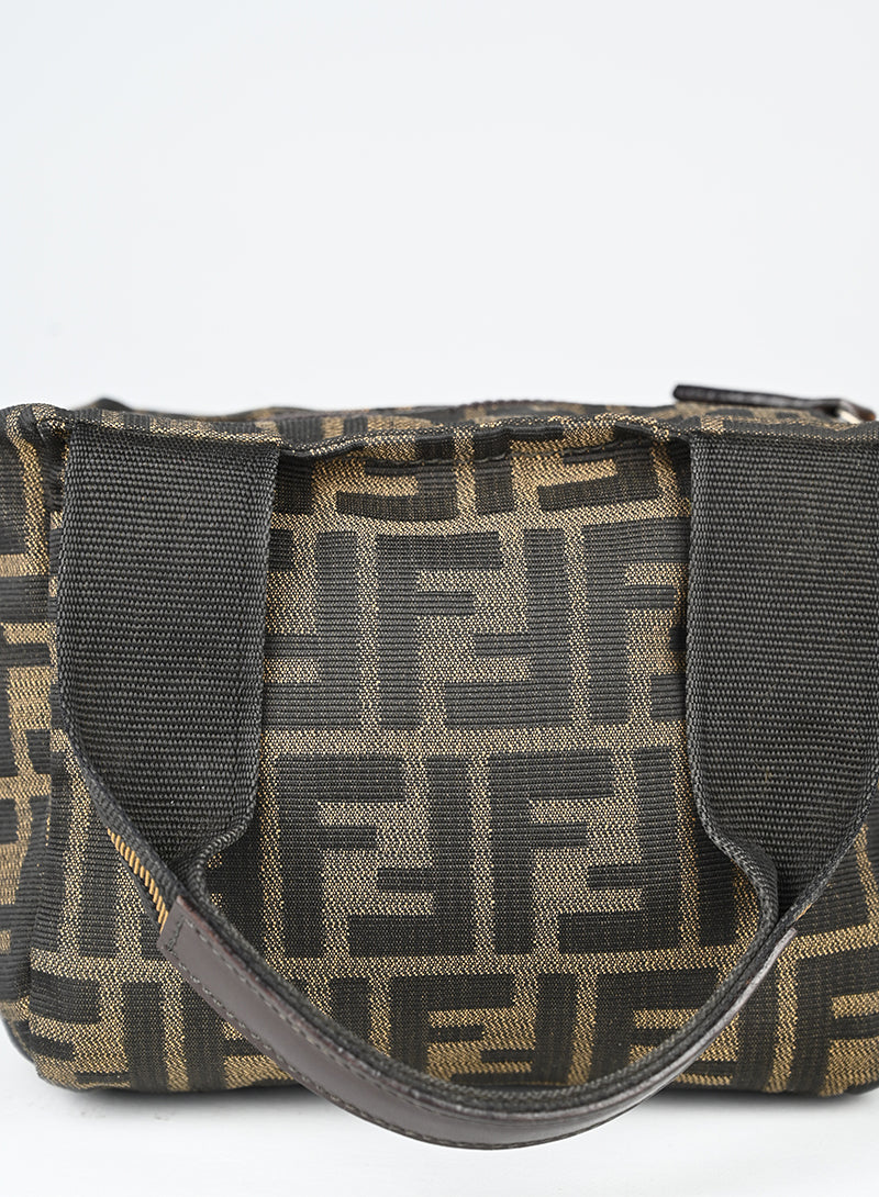 Fendi Borsa in tessuto Zucca marrone