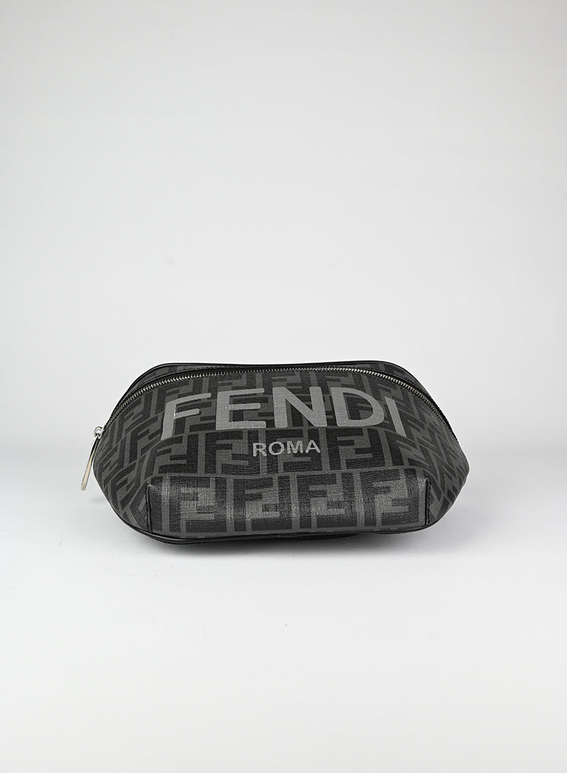 Fendi Marsupio grigio con logo