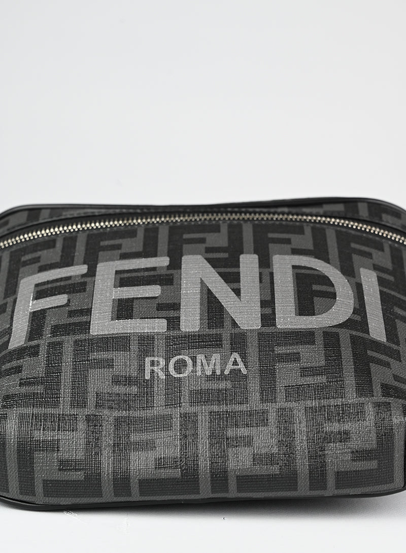 Fendi Marsupio grigio con logo