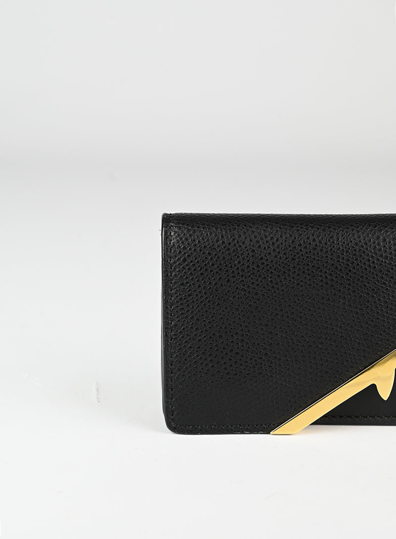 Fendi Portacarte in pelle nero