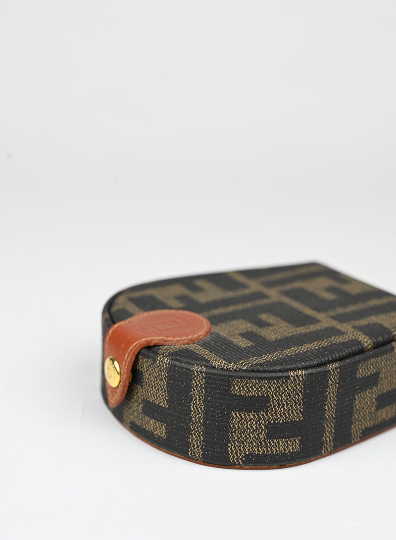 Fendi Portagioie in tessuto FF marrone -  lesleyluxuryvintage