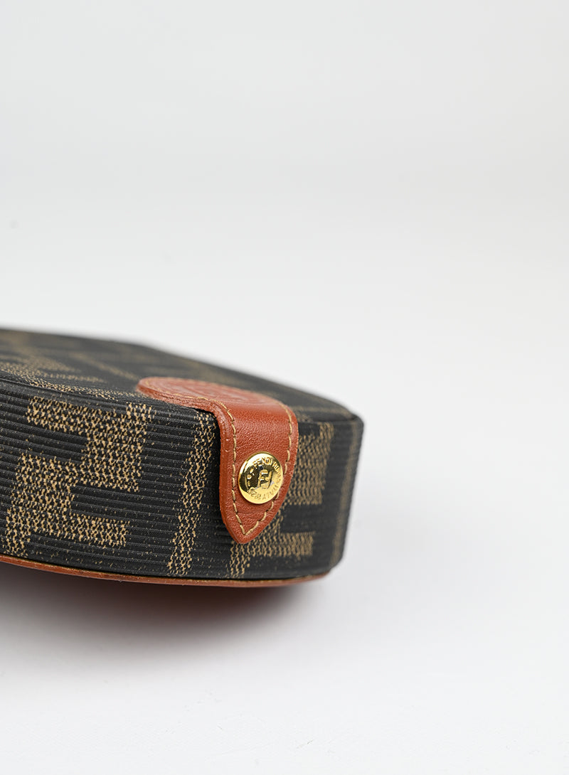 Fendi Portagioie in tessuto FF marrone -  lesleyluxuryvintage