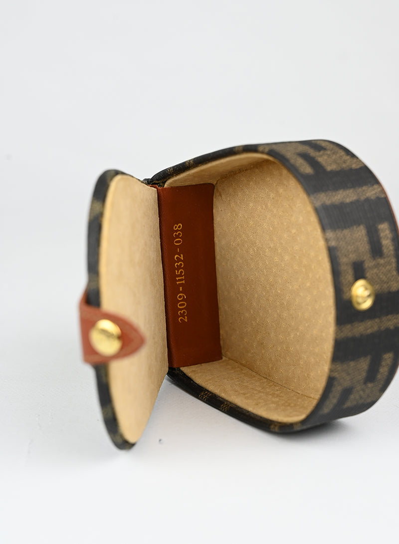 Fendi Portagioie in tessuto FF marrone -  lesleyluxuryvintage