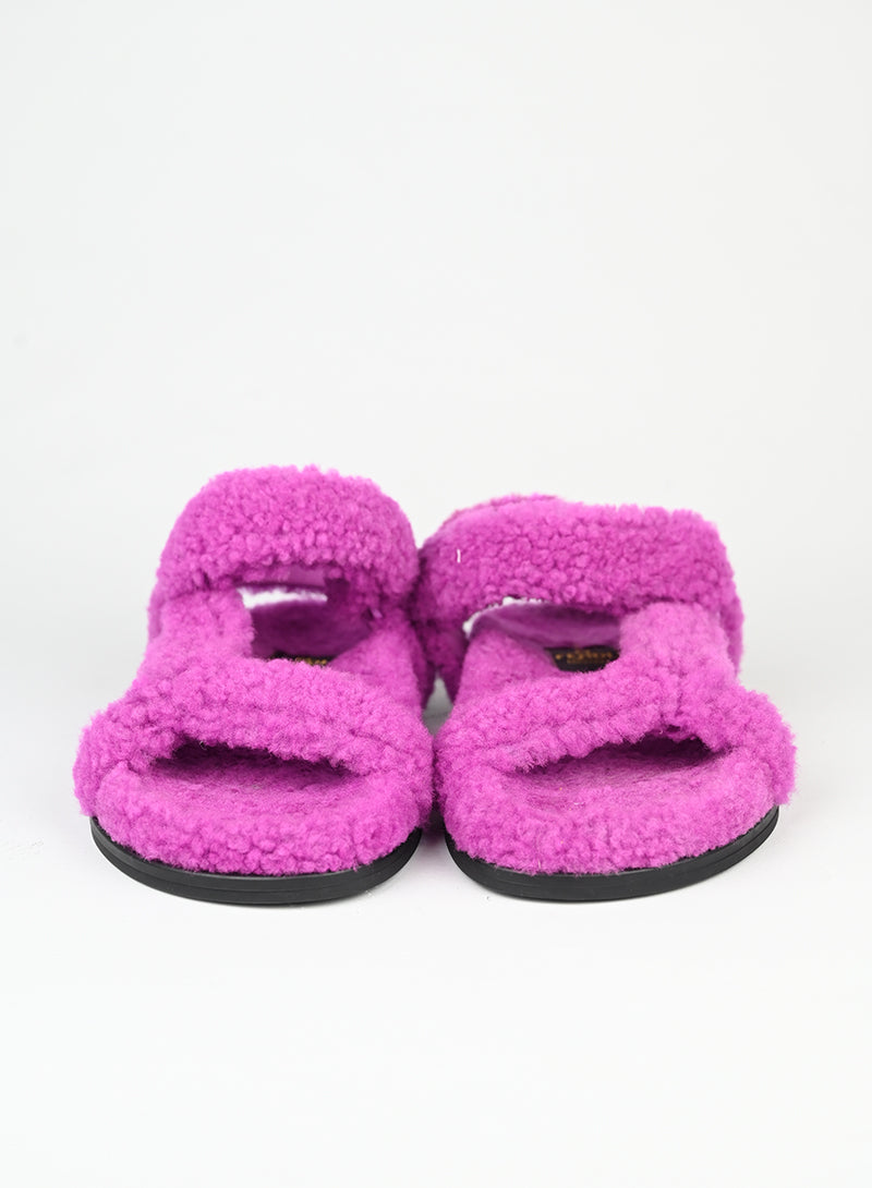 Fendi Sandali in ecofur ciclamino - N. 37 -  lesleyluxuryvintage