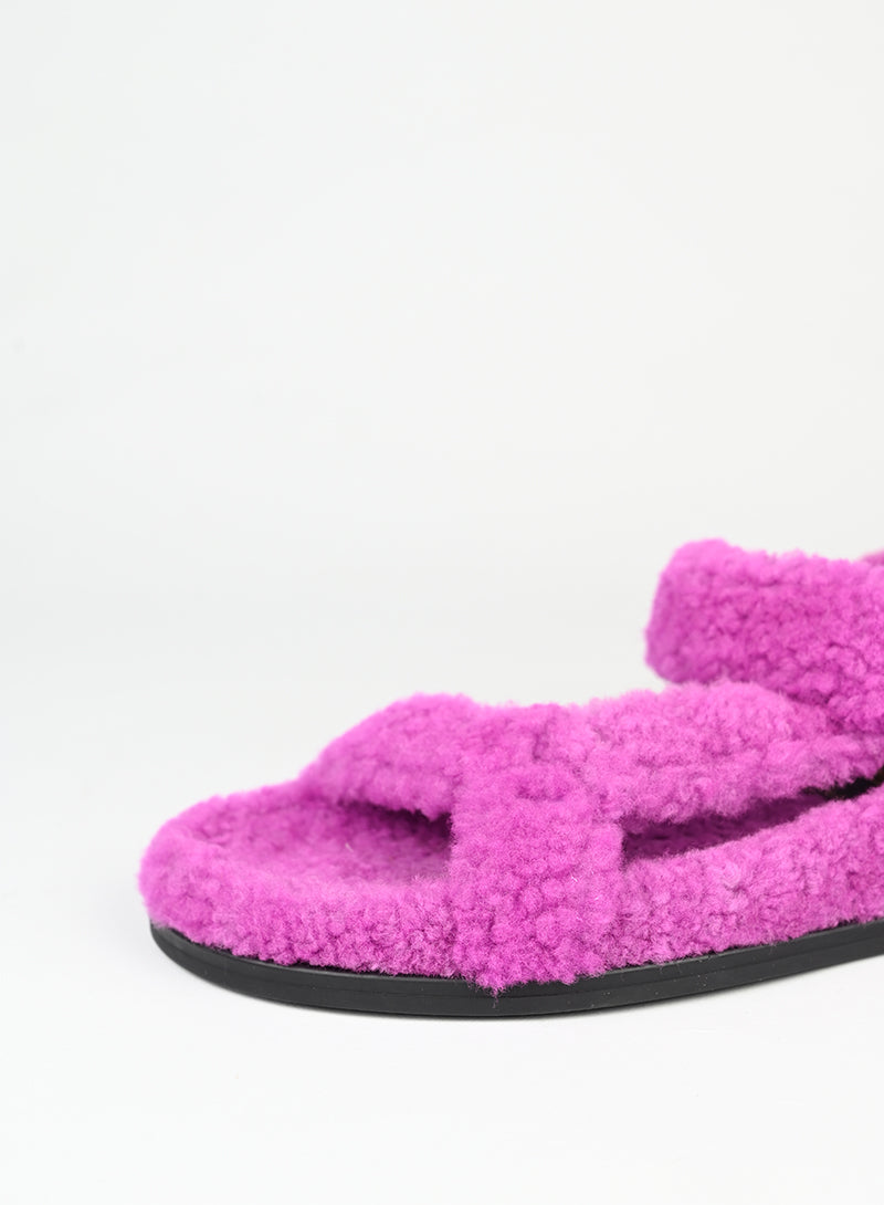 Fendi Sandali in ecofur ciclamino - N. 37 -  lesleyluxuryvintage