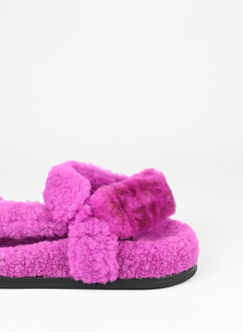 Fendi Sandali in ecofur ciclamino - N. 37 -  lesleyluxuryvintage