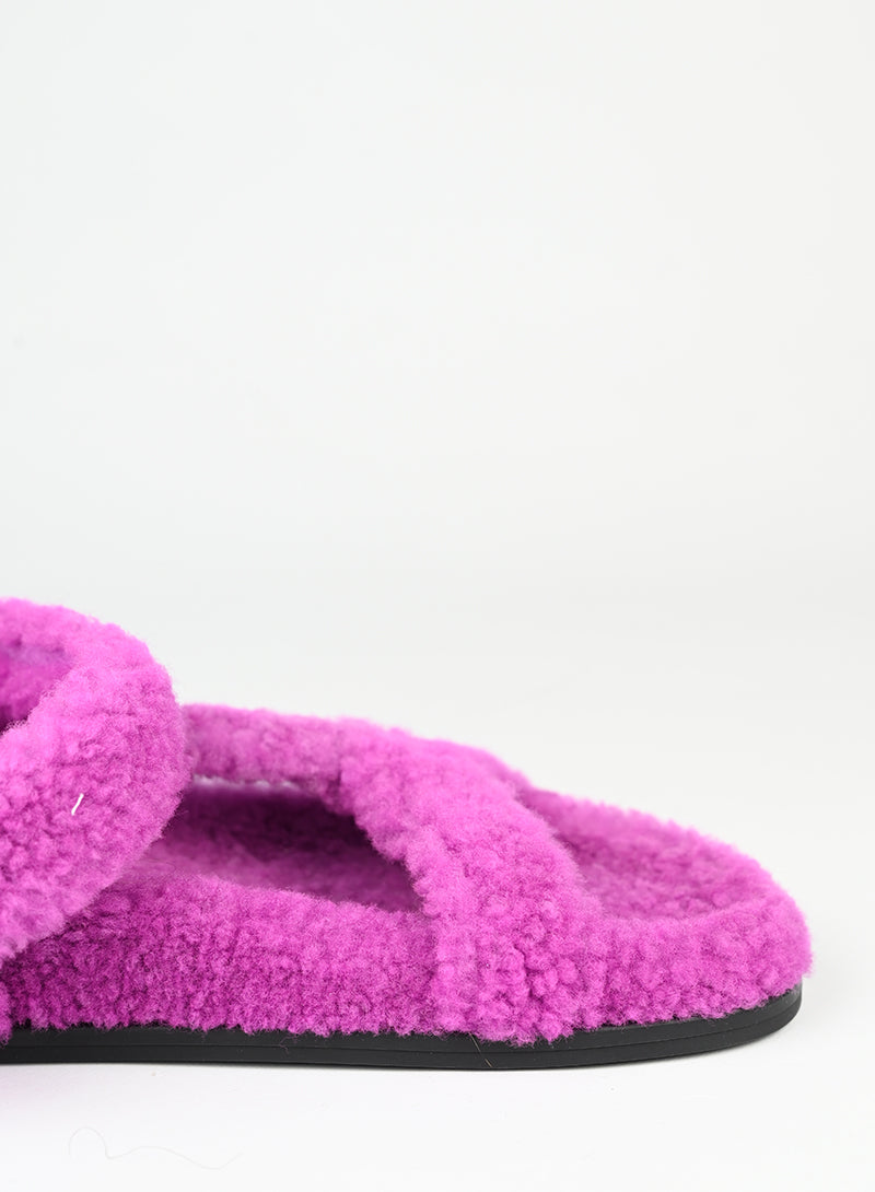 Fendi Sandali in ecofur ciclamino - N. 37 -  lesleyluxuryvintage