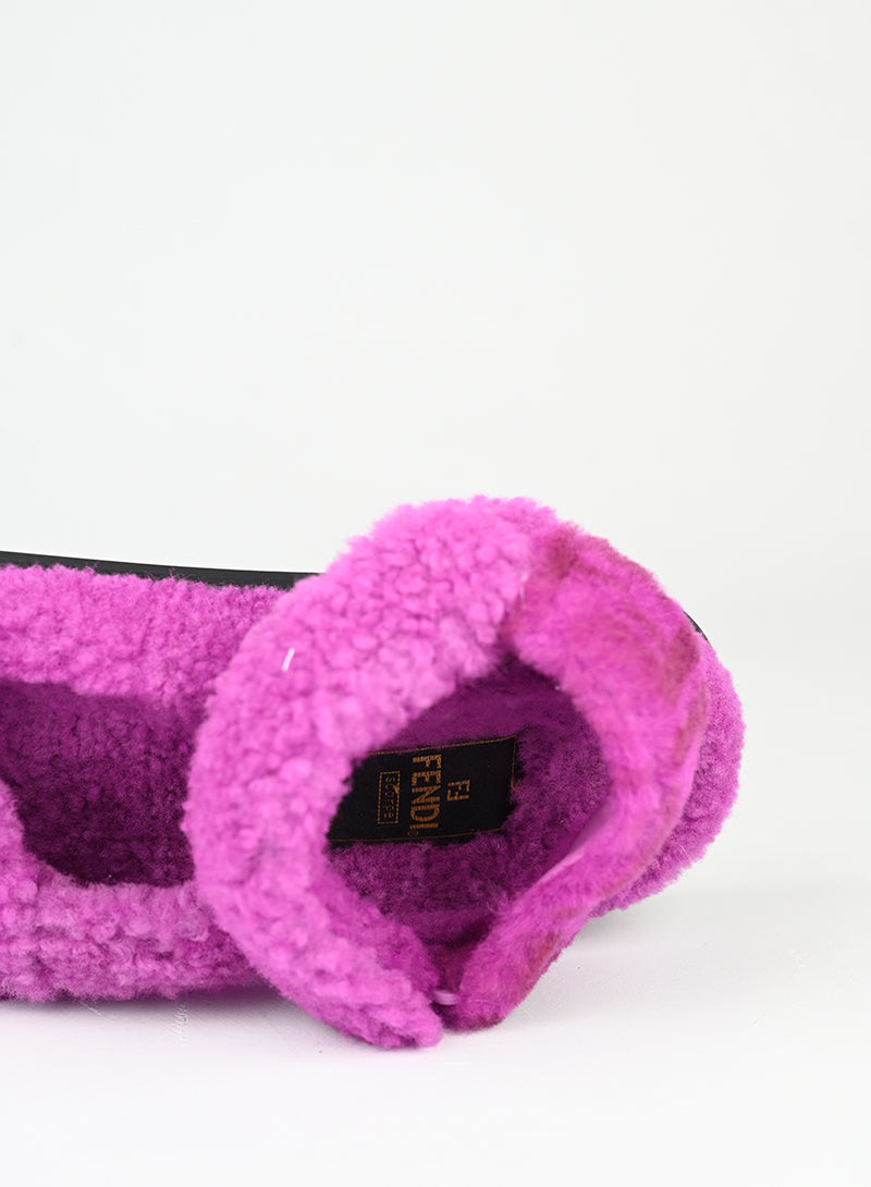 Fendi Sandali in ecofur ciclamino - N. 37 -  lesleyluxuryvintage