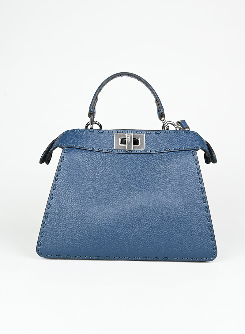 Fendi Borsa Peekaboo ISeeU petite blu