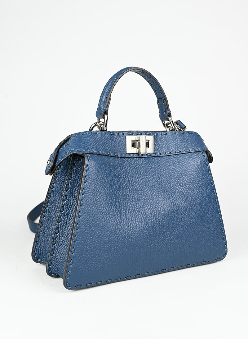 Fendi Borsa Peekaboo ISeeU petite blu